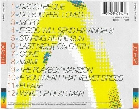 CD диск U2 - Pop (CD) - 3