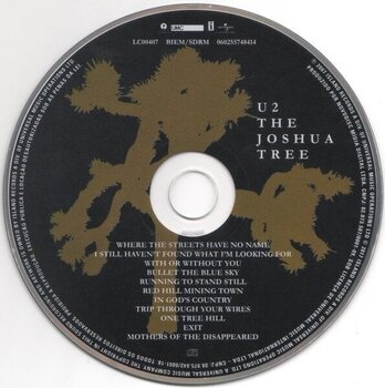 CD диск U2 - The Joshua Tree (Reissue) (Remastered) (CD) - 2