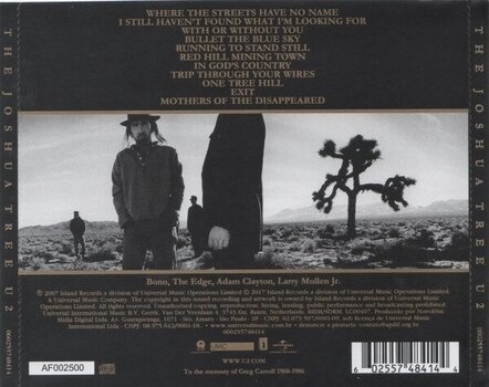 Muziek CD U2 - The Joshua Tree (Reissue) (Remastered) (CD) - 3