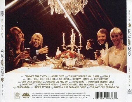 Hudební CD Abba - More ABBA Gold (More ABBA Hits) (Reissue) (CD) - 3