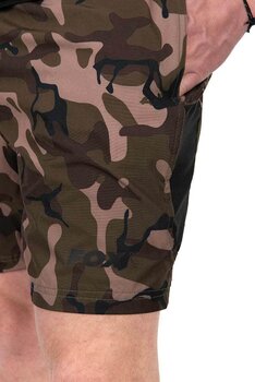 Horgásznadrág Fox Horgásznadrág Black/Camo LW Swim Shorts - 2XL - 10