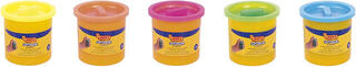Ilmakuivuva savi Jovi Soft Dough Modelling Clay Ilmakuivuva savi Neon 5 x 110 g - 1