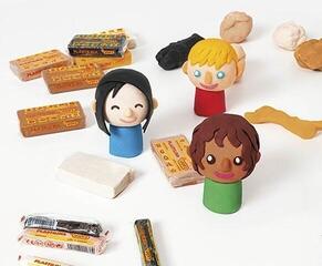 Children's Modelling Clay Jovi Plastilina Children's Modelling Clay Body 6 x 15 g - 4