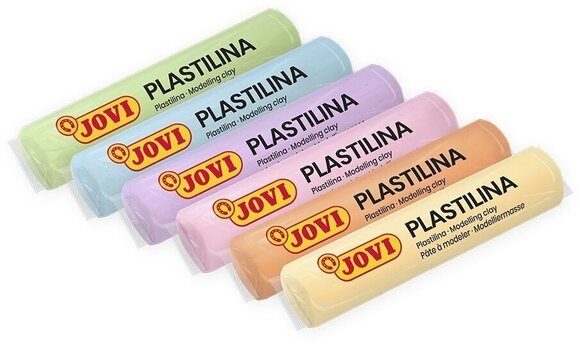 Children's Modelling Clay Jovi Plastilina Children's Modelling Clay Pastel 6 x 15 g - 4