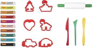 Children's Modelling Clay Jovi Plastilina Set Children's Modelling Clay 10 x 15 g - 2