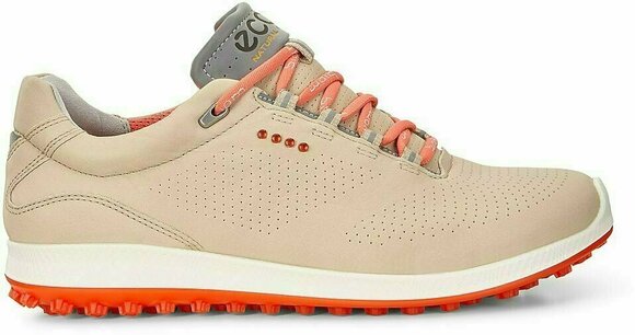 Golfschoenen voor dames Ecco Biom Hybrid 2 Womens Golf Shoes Oyester/Coral Blush 38 - 5