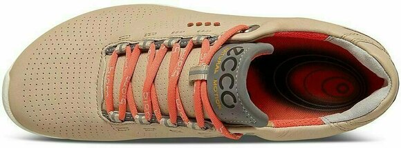 Women's golf shoes Ecco Biom Hybrid 2 Womens Golf Shoes Oyester/Coral Blush 38 - 8