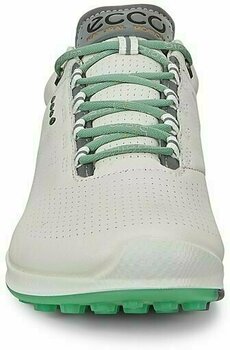 Calçado de golfe para mulher Ecco Biom Hybrid 2 Womens Golf Shoes White/Granite Green 37 - 2