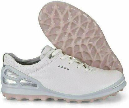 Golfsko til kvinder Ecco Biom Cage Pro Womens Golf Shoes White/Silver/Pink 36 - 2