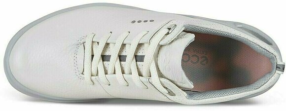 Golfsko til kvinder Ecco Biom Cage Pro Womens Golf Shoes White/Silver/Pink 36 - 3
