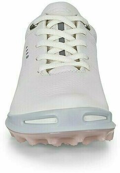 Calçado de golfe para mulher Ecco Biom Cage Pro Womens Golf Shoes White/Silver/Pink 37 - 7