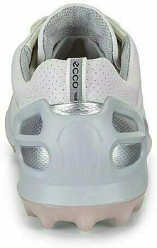 Naisten golfkengät Ecco Biom Cage Pro Womens Golf Shoes White/Silver/Pink 38 - 5