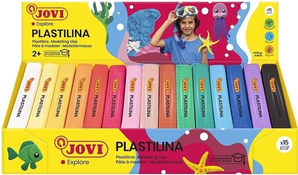 Пластилин за деца Jovi Пластилин за деца 15 Colours 15 x 150 g - 3