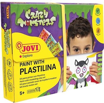 Children's Modelling Clay Jovi Children's Modelling Clay Crazy Monsters 8 x 50 g - 2