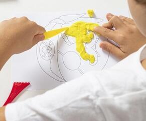 Boetseerklei voor kinderen Jovi Paint With Plastilina Boetseerklei voor kinderen Funny Emojis 8 x 50 g - 4