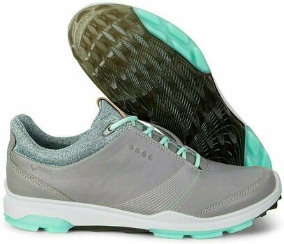 Női golfcipők Ecco Biom Hybrid 3 Womens Golf Shoes Wild Dove/Emerald 41 - 5