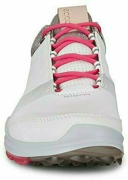 Golfsko til kvinder Ecco Biom Hybrid 3 Womens Golf Shoes White/Teaberry 36 - 3
