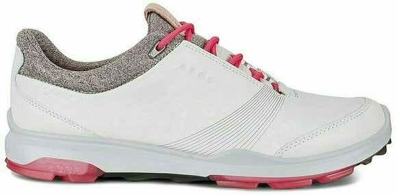 Calzado de golf de mujer Ecco Biom Hybrid 3 Womens Golf Shoes White/Teaberry 37 - 6