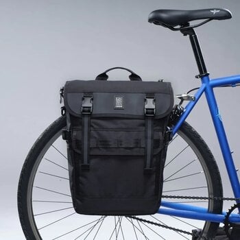 Bolsa de bicicleta Chrome Holman Pannier Bag Black 15 - 20 L Bolsa de bicicleta - 4