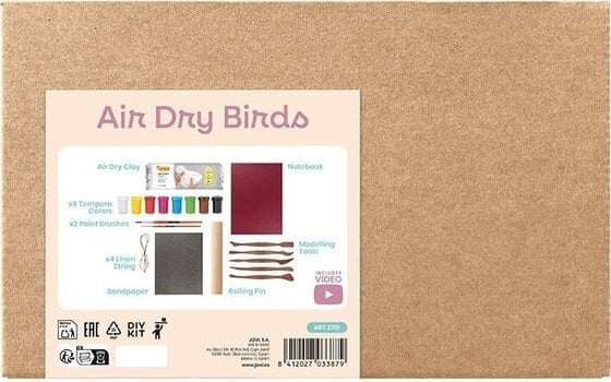 Self-Drying Clay Jovi Kraft Set Mix Birds - 3