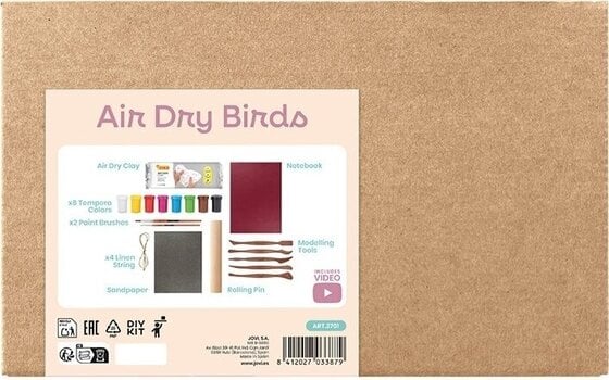 Self-Drying Clay Jovi Kraft Set Self-Drying Clay Mix Birds - 3