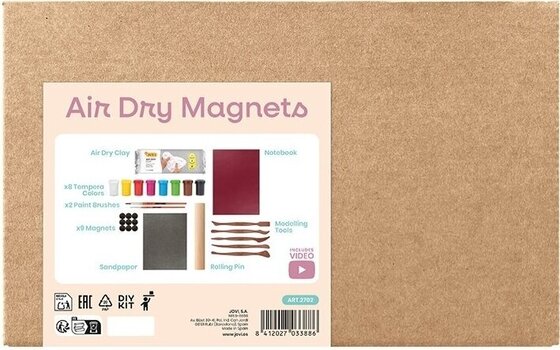 Self-Drying Clay Jovi Kraft Set Mix Magnets - 3