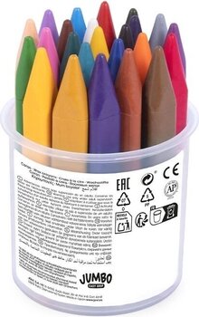 Voščenke Jovi Jumbo Easy Grip Case Triangular Wax Crayons Voščenke 24 barv - 2