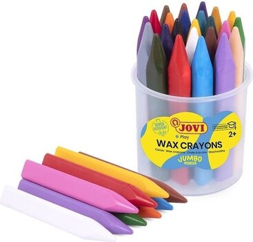 Ceras Jovi Jumbo Easy Grip Case Triangular Wax Crayons Ceras 24 Colours - 3