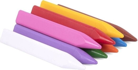 Creioane cu ceară Jovi Jumbo Easy Grip Case Triangular Wax Crayons Creioane cu ceară 24 de culori - 4