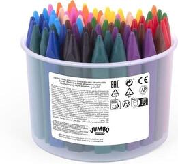 Masne bojice Jovi Jumbo Easy Grip Case Triangular Wax Crayons Masne bojice Razne boje 72 kom - 1