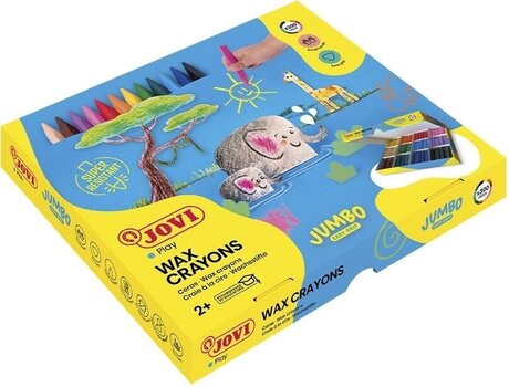 Ceras Jovi Jumbo Easy Grip Case Triangular Wax Crayons Ceras 300 Colours - 3