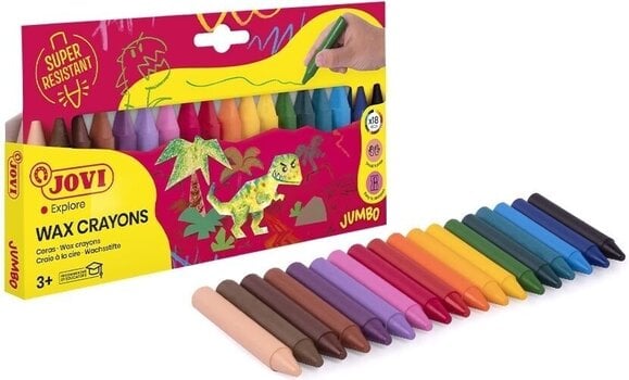 Waxes Jovi Jumbo Wax Crayons Waxes 18 Colours - 2