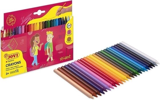 Crayons Jovi Round Wax Crayons Crayons 24 Colours - 2