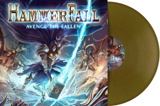 Vinyl Record Hammerfall - Avenge The Fallen (Gatefold Sleeve) (Gold Coloured) (LP) - 2