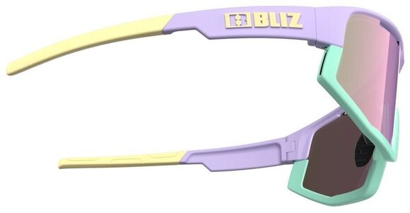 Kolesarska očala Bliz Fusion 52305-34 Matt Pastel Purple w Yellow Logo Mint Jawbone/Brown w Pink Multi plus Spare Jawbone Yellow Kolesarska očala - 3