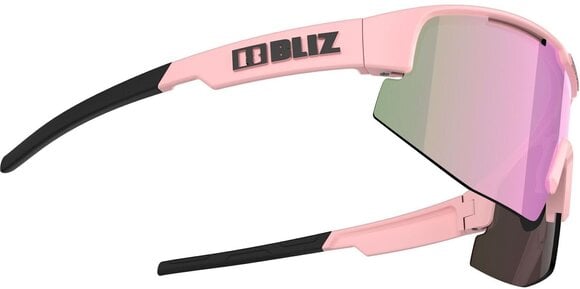 Cycling Glasses Bliz Breeze 52102-49 Matt Powder Pink/Brown w Rose Multi plus Spare Lens Pink Cycling Glasses - 3