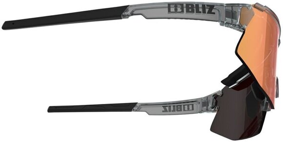 Biciklističke naočale Bliz Breeze 52302-84 Transparent Dark Grey/Brown w Red Multi plus Spare Lens Orange Biciklističke naočale - 3