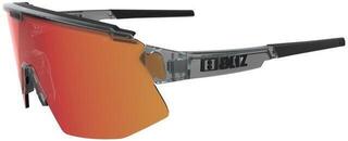 Sportbrillen Bliz Breeze 52302-84 Transparent Dark Grey/Brown w Red Multi plus Spare Lens Orange Sportbrillen - 4