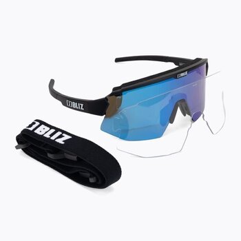 Cyklistické okuliare Bliz Breeze P52102-13 Matt Black/Brown w Blue Multi plus Spare Lens Clear Cyklistické okuliare - 7