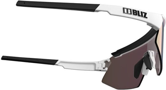 Cycling Glasses Bliz Breeze P52102-04 Matt White/Brown w Rose Multi plus Spare Lens Clear Cycling Glasses - 4