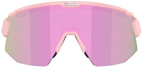 Okulary rowerowe Bliz Breeze Small 52412-44 Matt Powder Pink/Brown w Rose Multi plus Spare Lens Pink Okulary rowerowe - 2