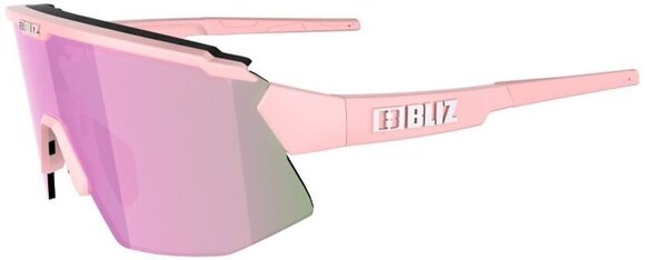 Cycling Glasses Bliz Breeze Small 52412-44 Matt Powder Pink/Brown w Rose Multi plus Spare Lens Pink Cycling Glasses - 5