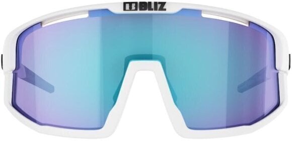 Cykelbriller Bliz Vision 52001-03 Matt White/Smoke w Blue Multi plus Spare Jawbone Black Cykelbriller - 2