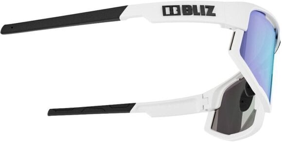 Kolesarska očala Bliz Vision 52001-03 Matt White/Smoke w Blue Multi plus Spare Jawbone Black Kolesarska očala - 3