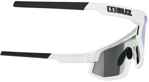 Óculos de ciclismo Bliz Vision 52001-03 Matt White/Smoke w Blue Multi plus Spare Jawbone Black Óculos de ciclismo - 4