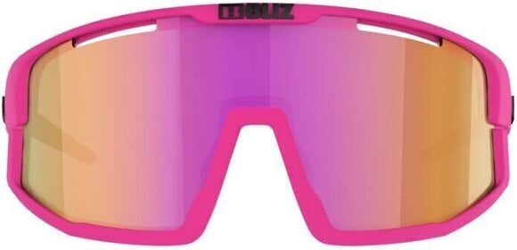 Cykelbriller Bliz Vision 52001-43 Matt Neon Pink/Brown w Purple Multi plus Spare Jawbone Black Cykelbriller - 2