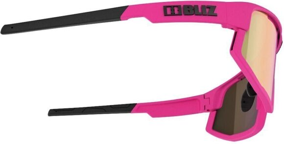 Cykelbriller Bliz Vision 52001-43 Matt Neon Pink/Brown w Purple Multi plus Spare Jawbone Black Cykelbriller - 3