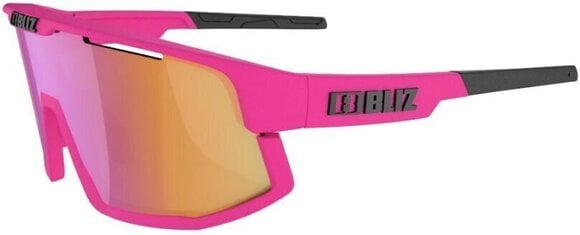 Cycling Glasses Bliz Vision 52001-43 Matt Neon Pink/Brown w Purple Multi plus Spare Jawbone Black Cycling Glasses - 5