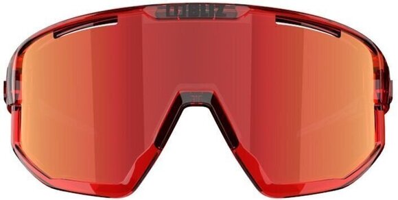 Cycling Glasses Bliz Fusion 52305-44 Transparent Red/Brown w Red Multi plus Spare Jawbone Transparent Black Cycling Glasses - 2