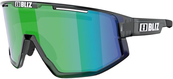 Kolesarska očala Bliz Fusion 52405-17 Crystal Black/Brown w Green Multi Kolesarska očala - 5